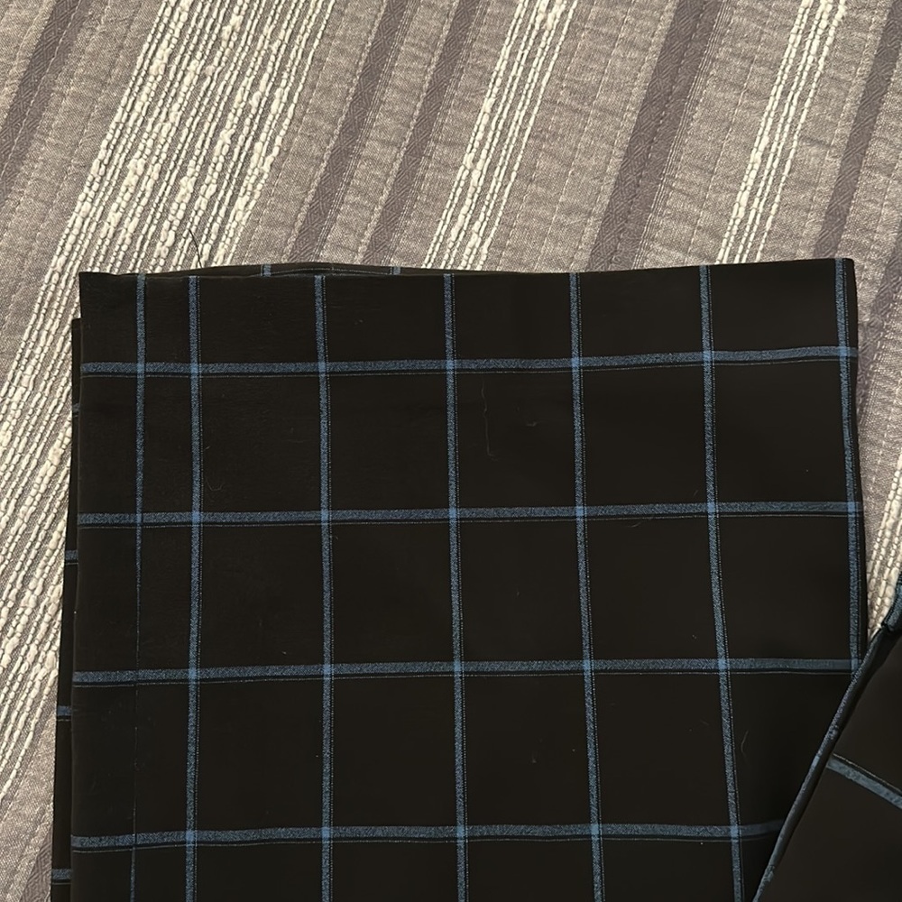 Lane Bryant Black and Blue Checkered Pants - Picture 5 of 8